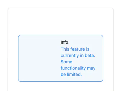 Alert Info 2 preview