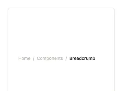 Breadcrumb Standard 4 preview
