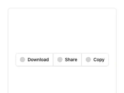 Button Group Actions 2 preview