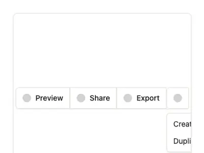 Button Group Advanced 3 preview