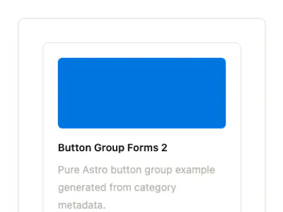 Button Group Forms 2 preview
