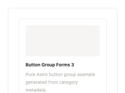 Button Group Forms 3 preview
