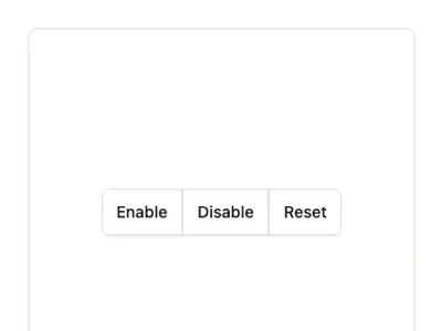 Button Group Interactive 4 preview