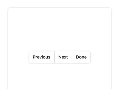 Button Group Navigation 2 preview