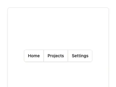 Button Group Navigation 3 preview