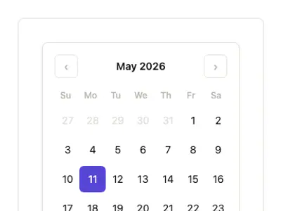 Calendar Standard 1 preview