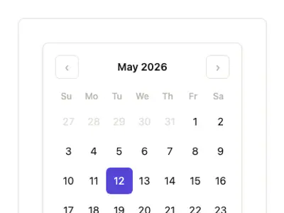 Calendar Standard 2 preview