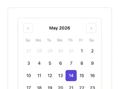 Calendar Standard 4 preview
