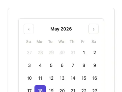Calendar Standard 8 preview