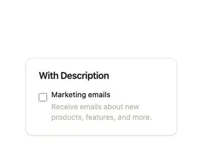 Checkbox Standard 11 preview
