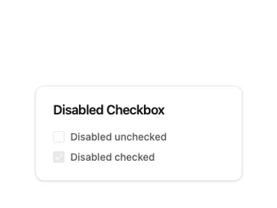 Checkbox Standard 4 preview