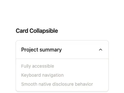 Collapsible Card 3 preview