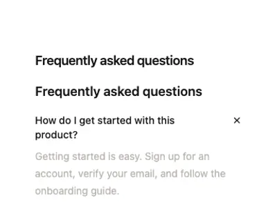 Collapsible Faq 1 preview