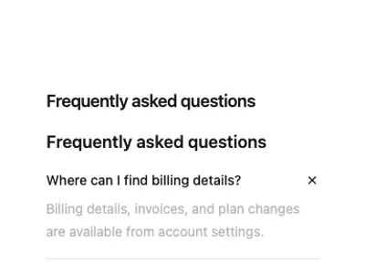 Collapsible Faq 3 preview