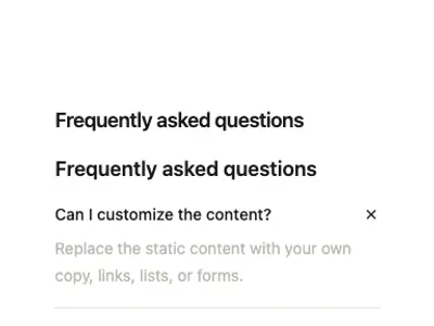 Collapsible Faq 5 preview