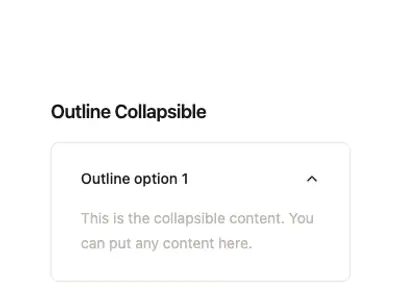 Collapsible Outline 1 preview