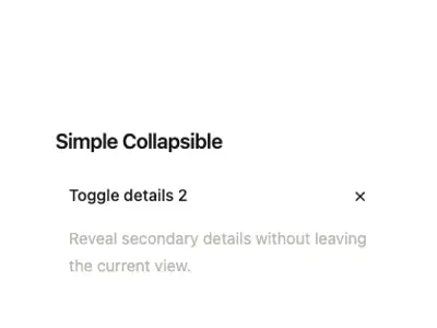 Collapsible Standard 2 preview