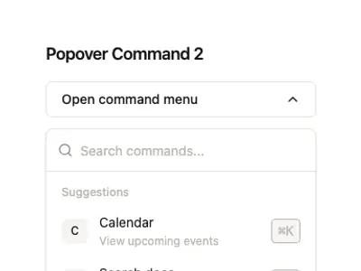 Command Popover 2 preview