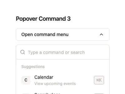 Command Popover 3 preview