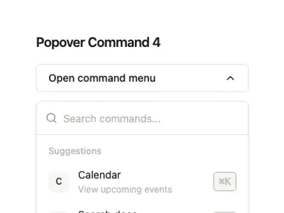 Command Popover 4 preview