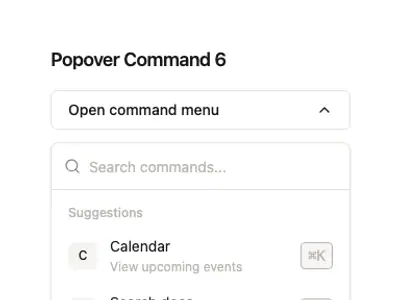 Command Popover 6 preview
