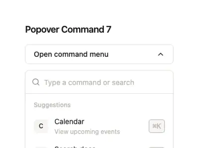 Command Popover 7 preview