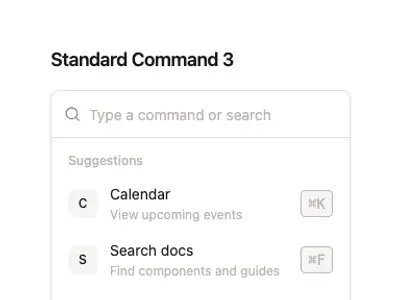 Command Standard 3 preview
