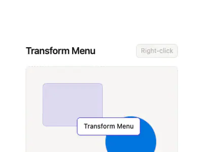 Context Menu Canvas 5 preview
