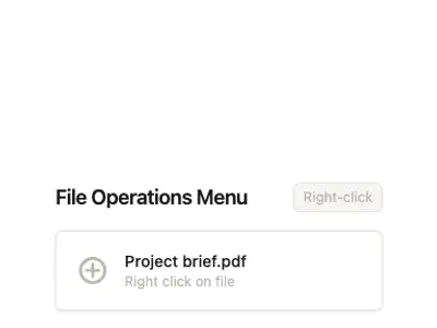 Context Menu File 1 preview
