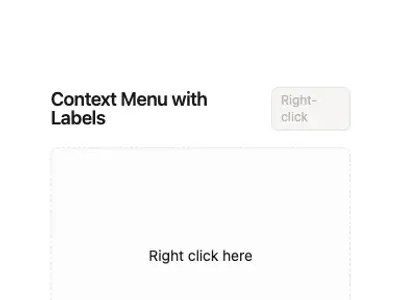 Context Menu Standard 4 preview