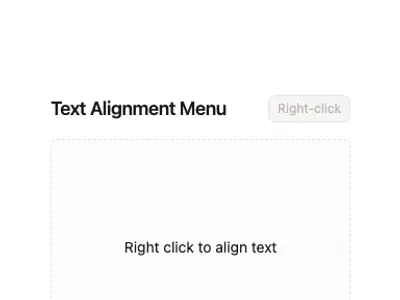 Context Menu Text 3 preview
