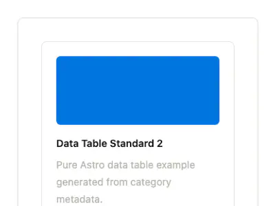 Data Table Standard 2 preview