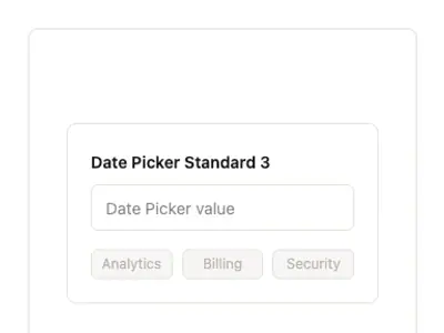Date Picker Standard 3 preview