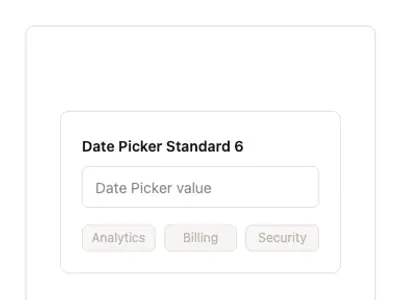 Date Picker Standard 6 preview
