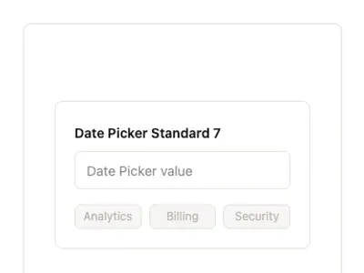 Date Picker Standard 7 preview