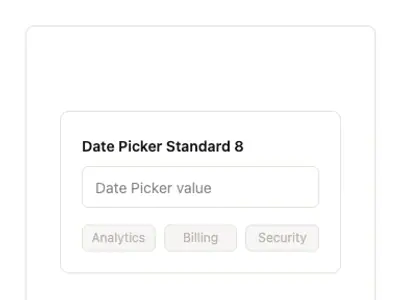 Date Picker Standard 8 preview