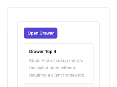 Drawer Top 4 preview