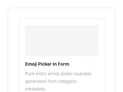 Emoji Picker In Form preview