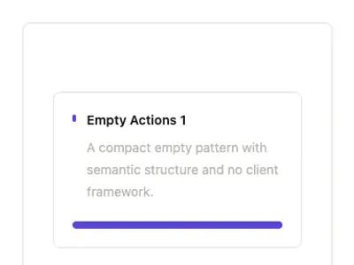 Empty Actions 1 preview