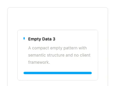 Empty Data 3 preview