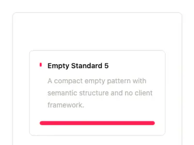 Empty Standard 5 preview