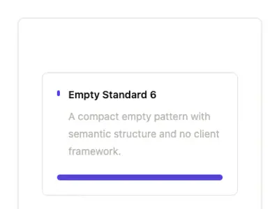 Empty Standard 6 preview