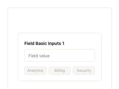 Field Basic Inputs 1 preview
