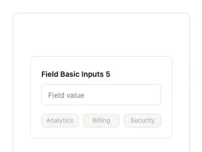 Field Basic Inputs 5 preview