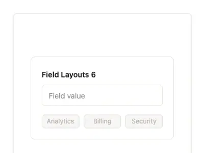 Field Layouts 6 preview