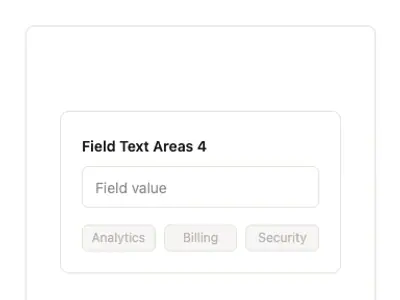 Field Text Areas 4 preview