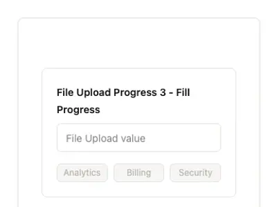 File Upload Progress 3 - Fill Progress preview