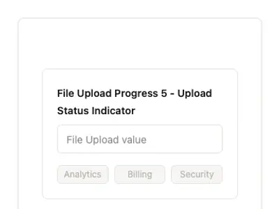 File Upload Progress 5 - Upload Status Indicator preview