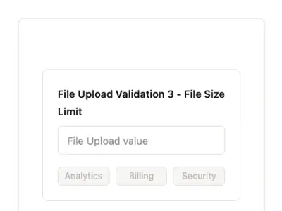 File Upload Validation 3 - File Size Limit preview