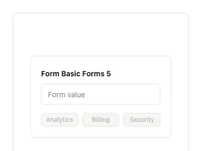 Form Basic Forms 5 preview